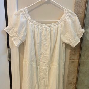 Amazon Women's Strapless White Dress